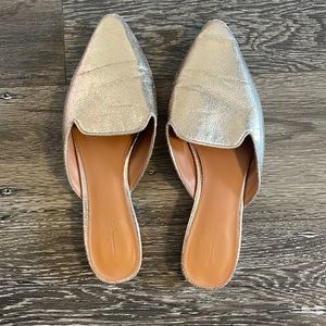 Jcrew gold flats